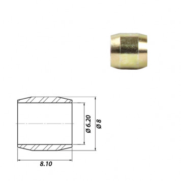 Бонка (кільце ущільнювача) d6 (метан)-0