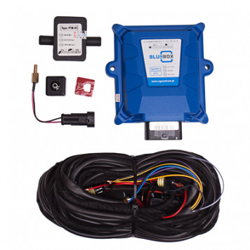 Электроника BlueBox OBD-CAN 4ц (блок, жгут проводов, датчик давления, переключатель, датчик t° редуктора)-0
